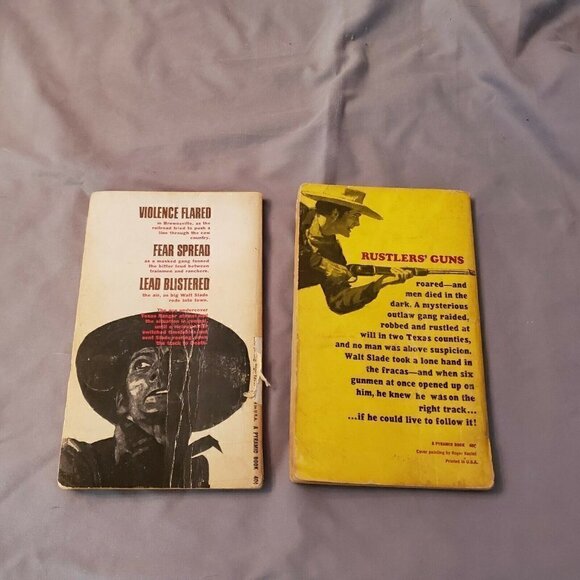 Vintage Walt Slade Western Paperback Books - Picture 4 of 7